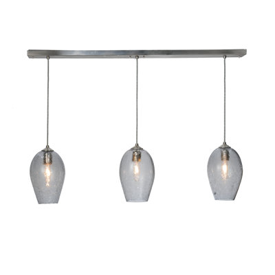 Luminaire suspendu 3 lumières 44 po