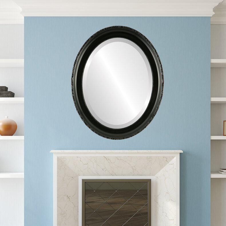 Astoria Grand Reposa Oval Wood Wall Mirror & Reviews | Wayfair