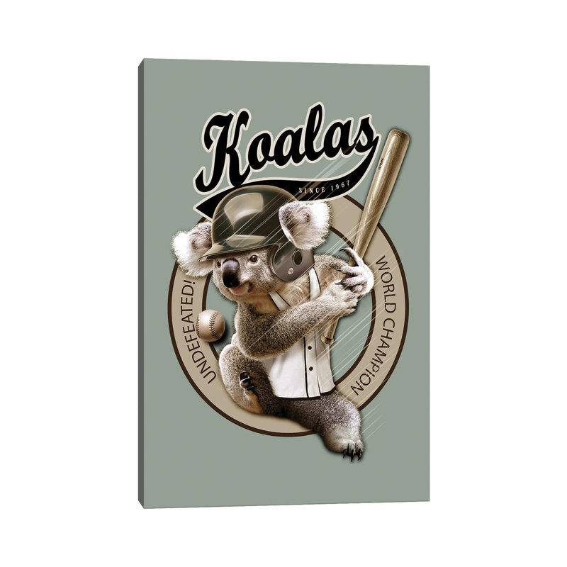 Koala Rangers by Adam Lawless - Wrapped Canvas Gallery-Wrapped Canvas Giclée, 20.32 cm H x 30.48 cm W