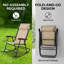 2 chaises longues pliantes, kaki-768097862