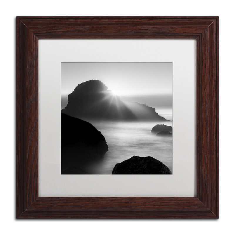 « long coucher à l’indiens beach » par moises perception, reproduction de photo encadrée, H 11 po x l 14 po x P 0,5 po