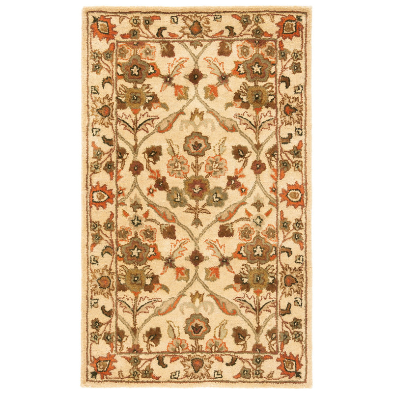 Tapis oriental en laine touffeté à la main Dunbar, Rectangle 2 pi 3 po x 4 pi