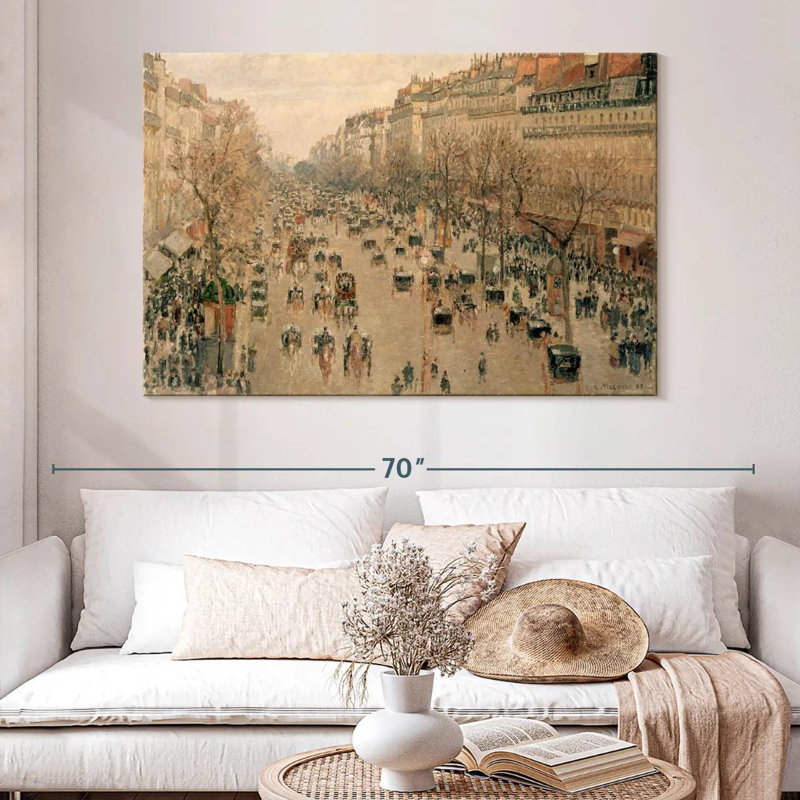 Sirci Boulevard Montmartre à Paris, H 34 po x l 51 po