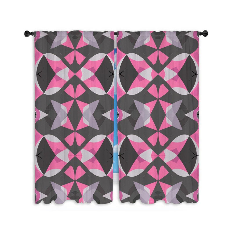 Paire de rideaux obscurcissant en polyester Rabkin, L 40 po x L 63 po