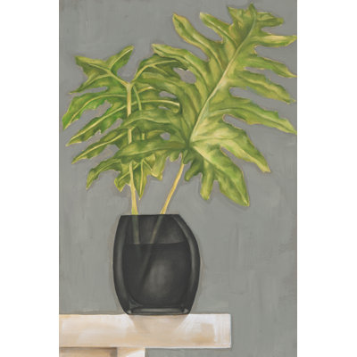 Frond in Vase II by Jennifer Goldberger - Painting