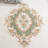 Stemple Hand Tufted Wool/Cotton Floral Rug in Green/Ivory-889884248