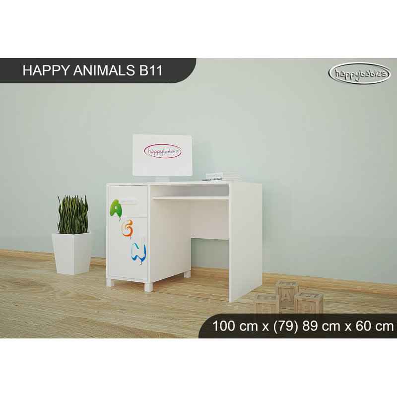 100cm Writing Desk, White
