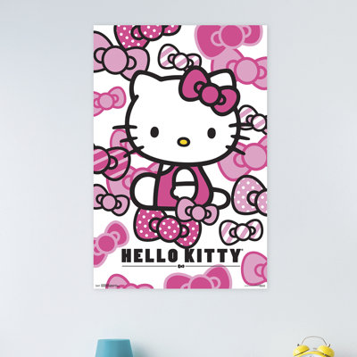 « hello kitty-boucles », impression sur papier