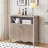 Dadash 31.1" Console Table with Storage Cabinet and Adjustable Shelf