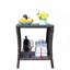 Table basse d'extérieur en verre trempé transparent pour patio-1884699418
