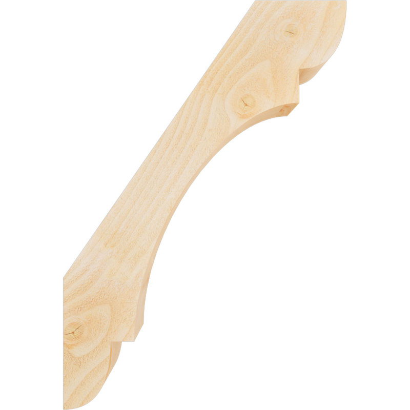 Attelle de genou olympique, Sapin de Douglas, H 26 po x l 4 po x P 18 po, Sciage brut