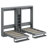 Dual Murphy Beds With Cabinets And Shelves-413149470
