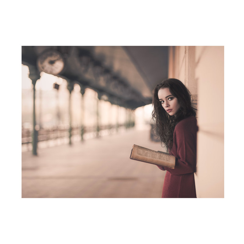 Art sur toile Przemyslaw Chola The Old Book, H 14 po x l 19 po
