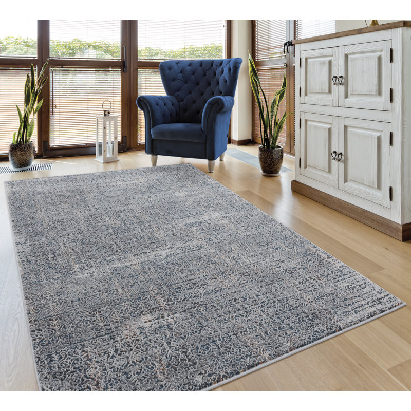 Abstract Indoor Rug, Rectangle 12'6" x 15'