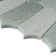 Moonlit Arches 10.4 In. X 9.77 In. Picket Polished Marble Mosaic Tile