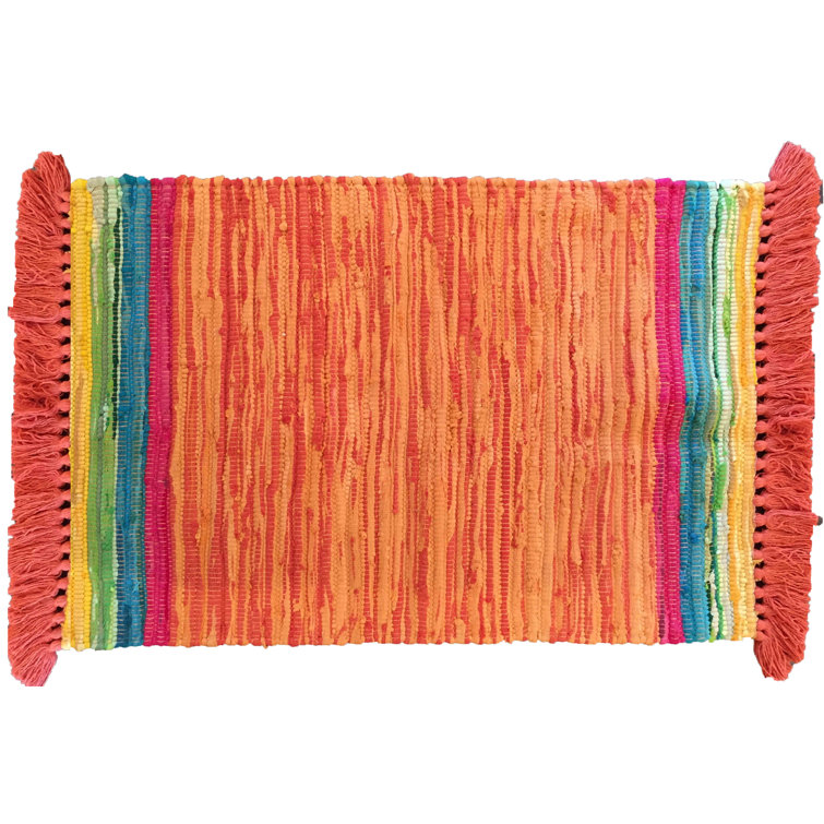 Marcantel Cotton Striped Indoor Rug