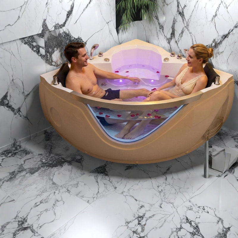 Baignoire et tourbillon de salle de bain Modern