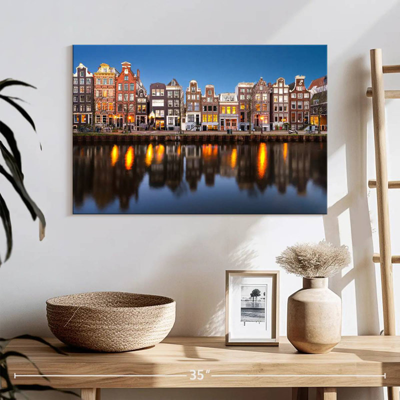 Sirci Amsterdam Canal Waterfront, H 16 po x l 24 po