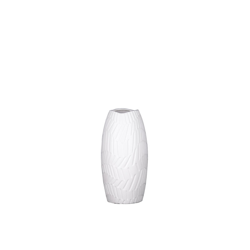 Vase de plancher gravé en vagues Lisdale, H 14,25 po x l 7 po x P 7 po