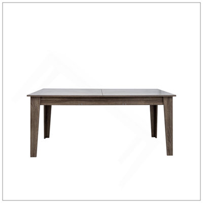 Table de salle à manger, grande table de cuisine extensible de 106,3 po