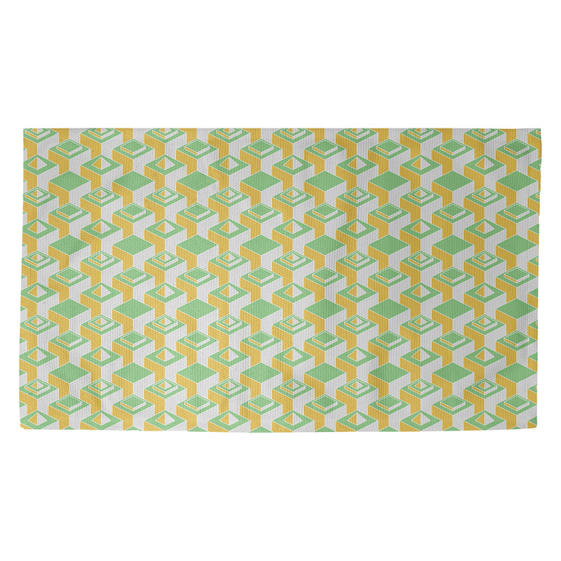 Jordao Geometric Indoor Rug, Rectangle 3' x 5'