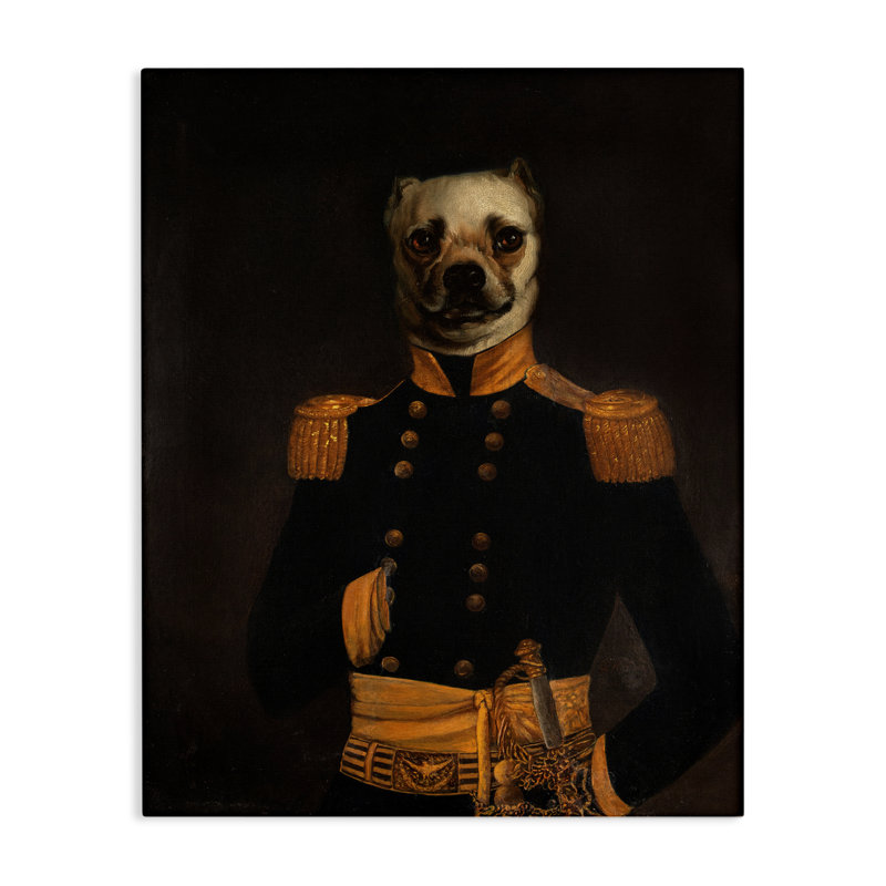 Art mural Colonial par Dog Designs, H 48 po x l 36 po
