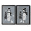«Snowman Galvanized I», ensemble de 2 reproductions-10970684-10600882-10970657