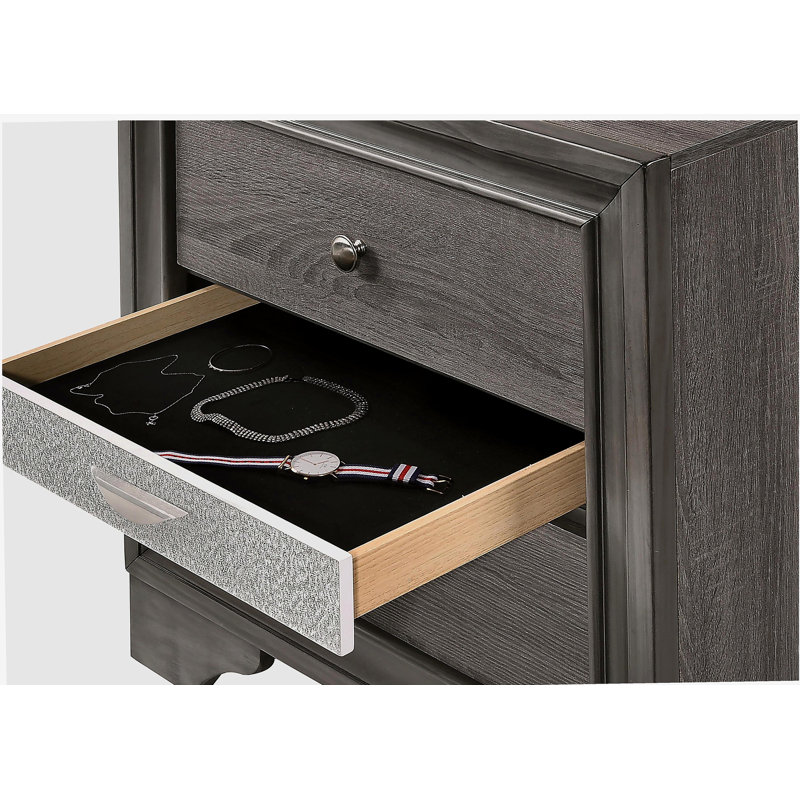 Table de chevet Naima, Grey