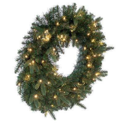  42" Colorado Blue Fir Artificial Pre-Lit Wreath with 200 LED Color Changing 3mm Low Voltage 6 Function Wide Angle Coaxial Lights