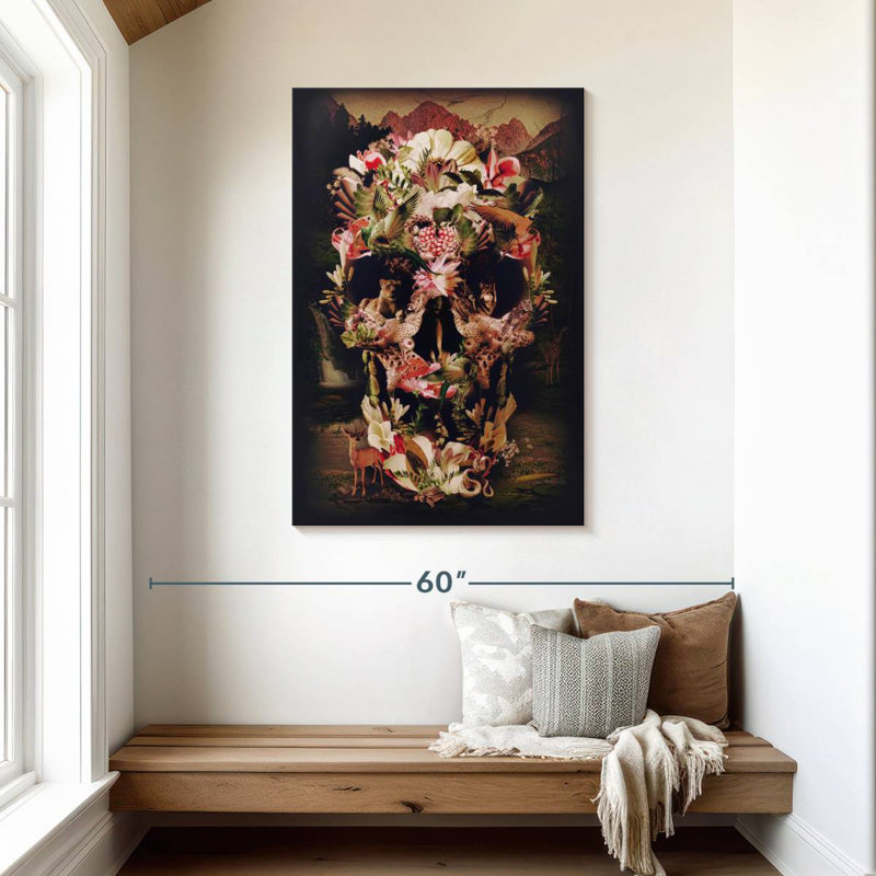 Crâne de la jungle Kerner, H 45 po x l 30 po