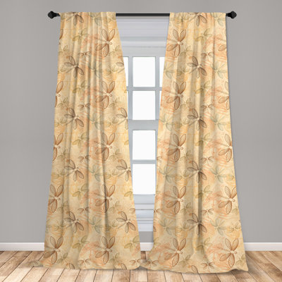 Birds and Dragonflies Semi-Sheer Rod Pocket Sliding Panel