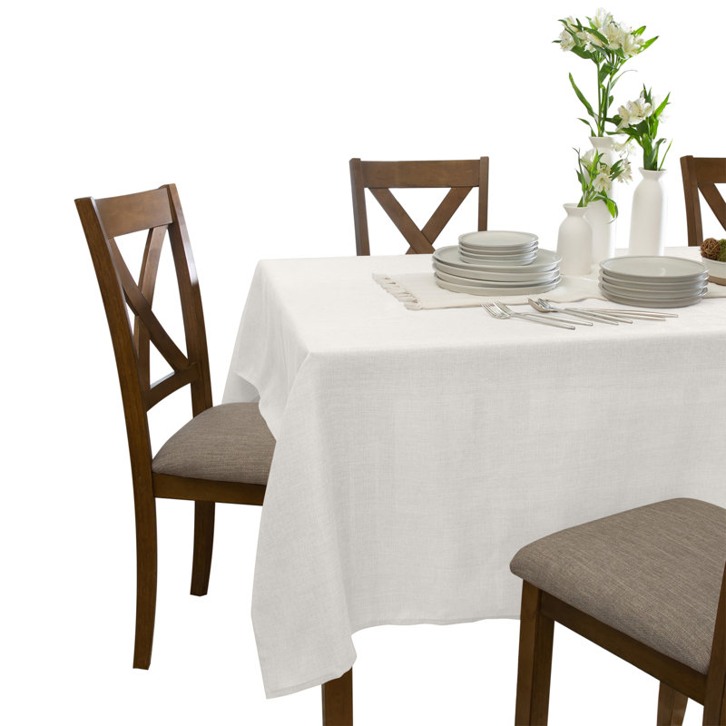 Nappe en polyester de style tanamarie, Blanc