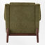Chaise d'appoint rembourrée avec pieds en bois massif, fauteuil pour le salon-863967967-863967960