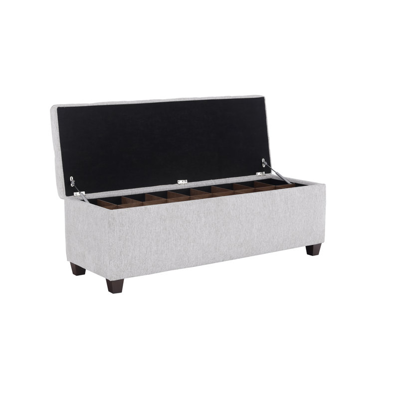 Banc de rangement pour chaussures Sole Secret Channel, Platine