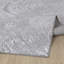 Beige Traditional Rug, Floral Easy to Clean Rug For Living Room, Dining Room, Bedroom, Kitchen-1042814967