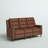73" Genuine Leather Square Arm Reclining Sofa