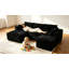 Canapé Boneless de 92,4 po, canapé modulaire Cloud, canapé en velours côtelé pour salon, canapé modulaire en U avec méridienne, sans assemblage-693831041-693831068