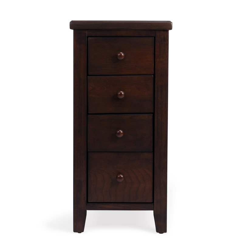 Kelton 4 Drawer Side Table, Cherry