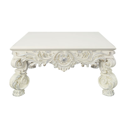 Javarris Square Coffee Table in Antique White