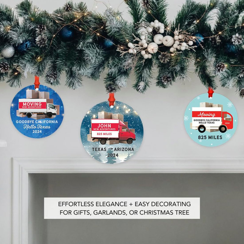 Décoration de sapin de Noël en métal sur mesure 20x, Oui