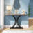 Tribesigns Industrial Wood Console Table