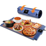 Food Warming Mat – Roll-Up, Fast Heating, 5 Temp Settings, Auto Shut-Off