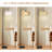 Rattan Arc Floor Lamp With Remote, Dimmable LED, 3 Color Temperatures, Adjustable Height & Angle
