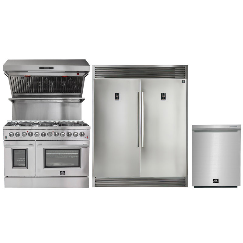Ensemble de cuisine double 48 po Forno