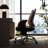 Genuine Leather Executive Office Chair, Executive Guest Chair, Mid Back Comference Office Chair for Office Comference Room Table,Swivel with Wheels(Brown)-2100170208