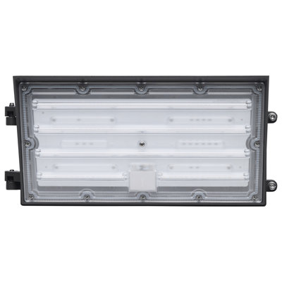 45/60/80 Watt 3K/4K/5K CCT Selectable LED Semi Cutoff Wall Pack 120-277 Volt Bronze Finish