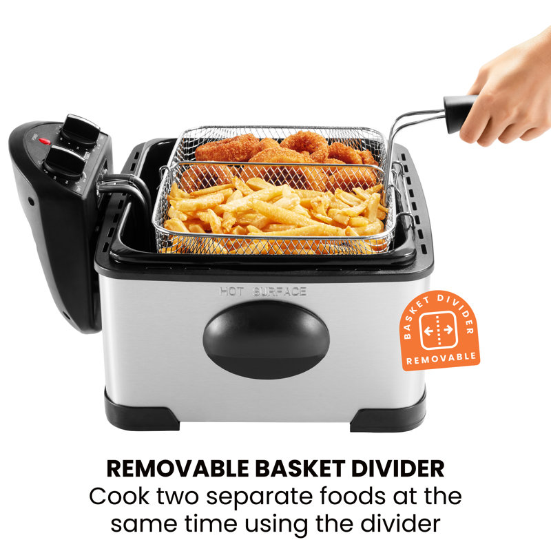 Friteuse à dinde à panier 4,5 litres avec minuterie