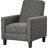 Cantalupo 26.75" W Manual Push Back Upholstered Club Recliner-1264481886
