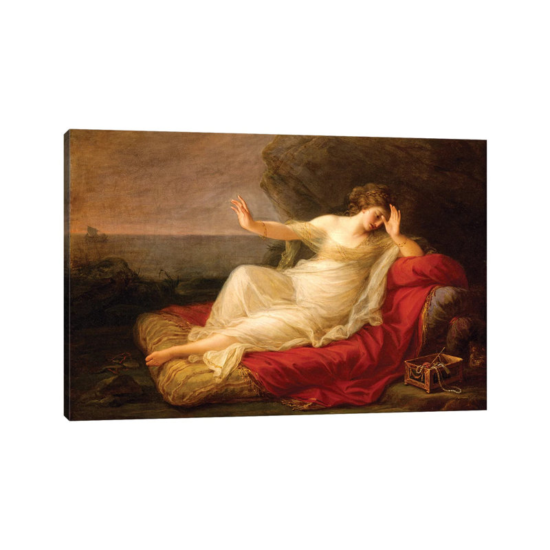 Ariadne Abandoned By Theseus On Naxos, 1774 by Angelica Kauffmann - Wrapped Canvas Painting