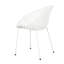 Ensemble de chaises de salle à manger d'extérieur exceptionnelles résistant aux intempéries pour les cours élégantes (ensemble de 2)-1104103446